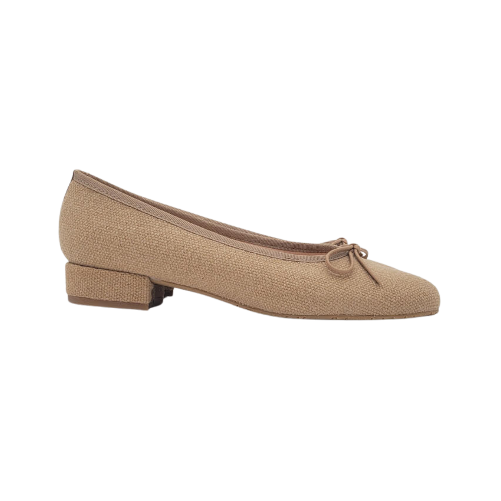 Coquette 8023 Ladies Beige Fabric 1 Inch Low Heel Frankel's Designer Shoes Coquette 8023 Ladies Beige Fabric 1 Inch Low Heel Frankel's Designer Shoes