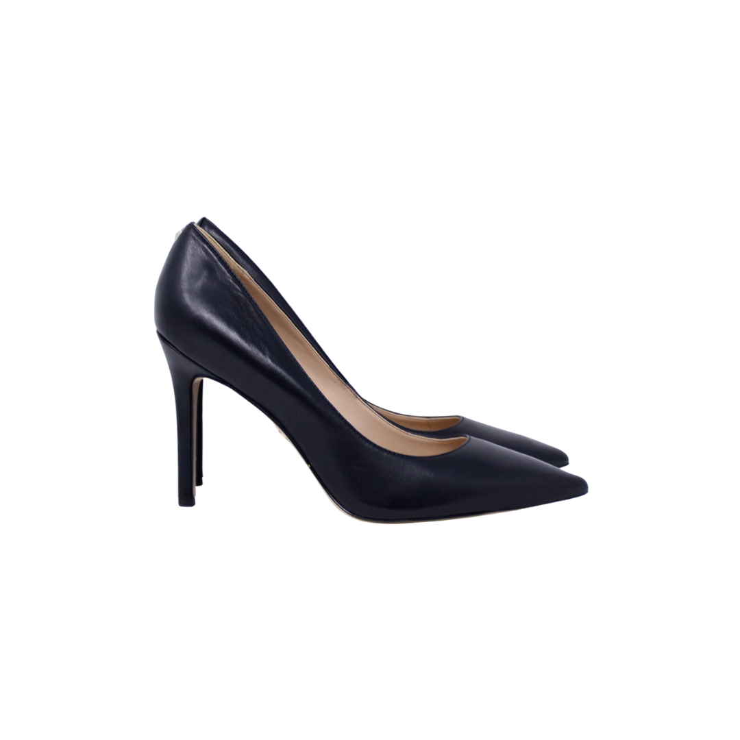 Sam Edelman Hazel Ladies Black Leather High Heels 5 Black