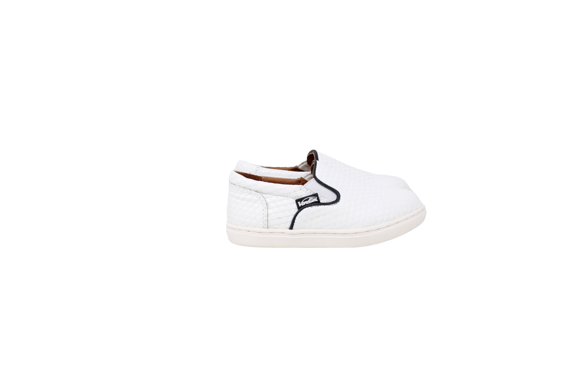 VENETTINI SKYLER WHITE LE. SLIP ON SNEAKER 26.0