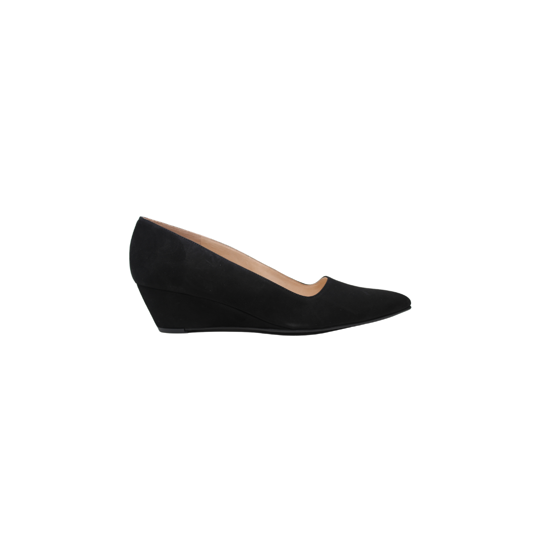 Ladies black suede shoes online