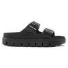 Birkenstock Arizona Pap Chunky Black Ladies Slides