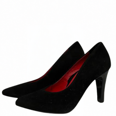 Ara 18910 Black Suede High Heel