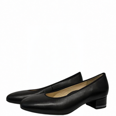 Ara Ladies 11838 Black Leather Med Heel