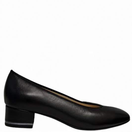 Ara Ladies 11838 Black Leather Med Heel