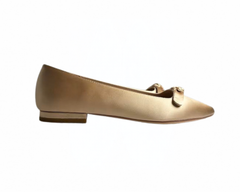 Viviamos Star Nude Satin Flats