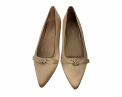 Viviamos Star Nude Satin Flats