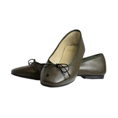 Menina Lucy Ladies Black Velvet Ballet Flat