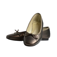 Menina Lucy Ladies Black Velvet Ballet Flat