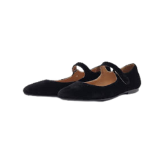 Papanatas 48015 Black Velvet Mary Jane