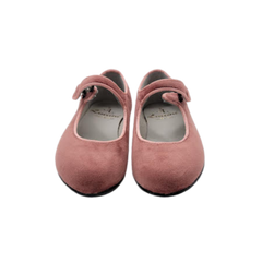 Luccini J109 Children's Pink Velvet Mary Jane