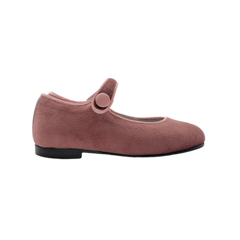 Luccini J109 Children's Pink Velvet Mary Jane