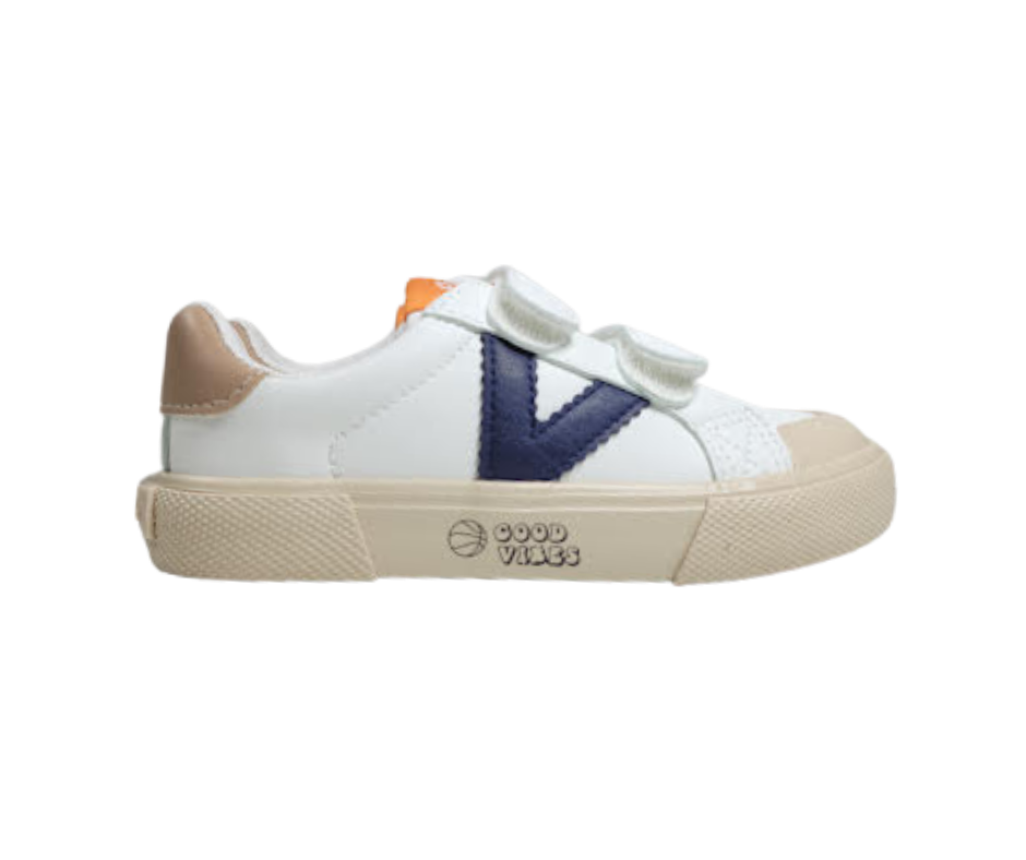 Victoria 1065179 Childrens White Leather Sneakers