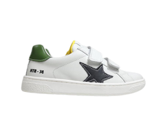 Naturino Pinn Children's White/Black Sneaker