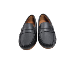 Ralph Migel Cosima Children's Black Leather Penny Loafer