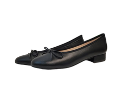Coquette 8023 Ladies Black Leather Pump