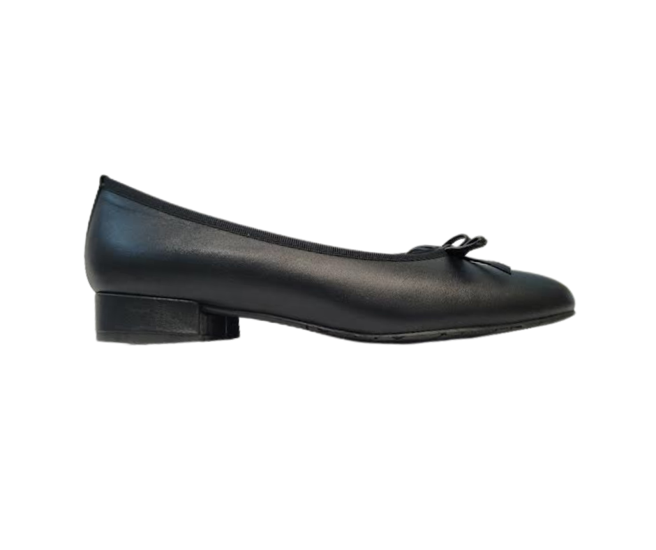 Coquette 8023 Ladies Black Leather Pump