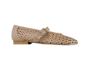 Coquette 3091 Ladies Nude Perforated Flats