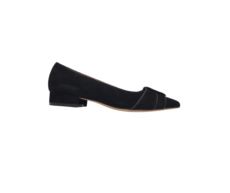 Viviamos Evie Ladies  Suede Flat