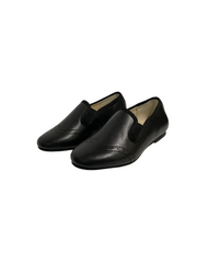 Boutacelli Duke Black Leather Smoking Shoe