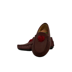 Fascani 26028 Leather Heart Loafer