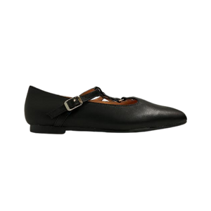Ralph Migel Reina Black Leather T-Strap Shoe