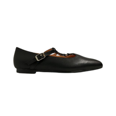 Ralph Migel Reina Black Leather T-Strap Shoe