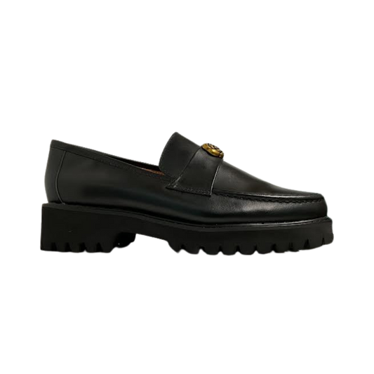 Ralph Migel Salem Black Leather Shine Loafer