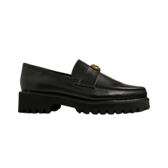Ralph Migel Salem Black Leather Shine Loafer