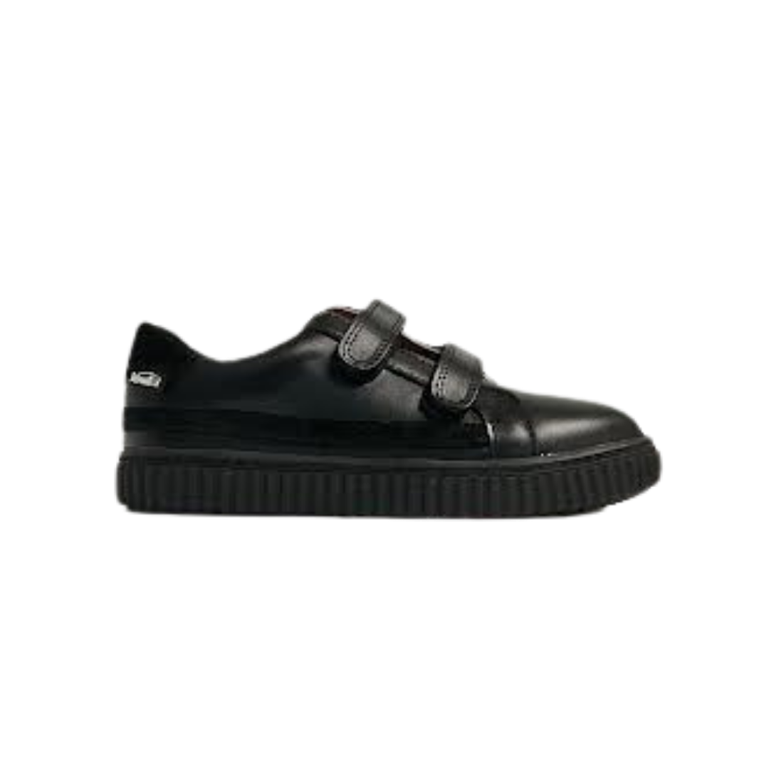 Venettini  Harry-2 Black Leather Shoe