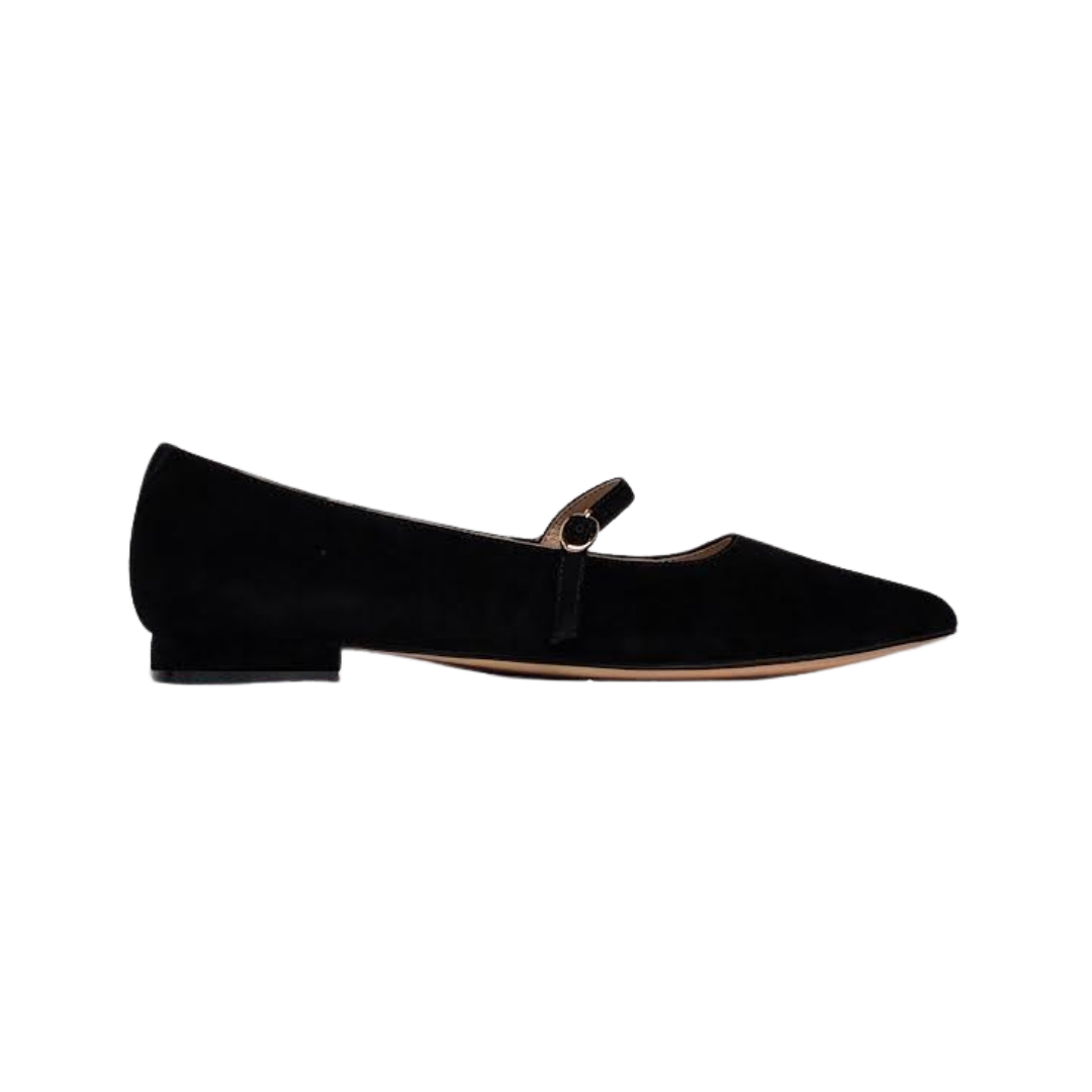 Viviamos Robin Ladies  Black Flats