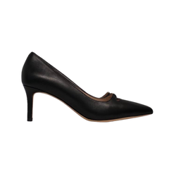 Viviamos Deena Black Med Heel