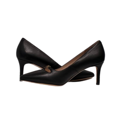 Viviamos Deena Black Med Heel