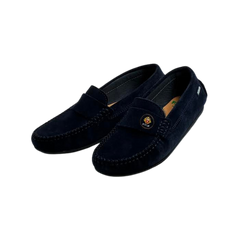Fascani 26011 Black Suede Loafer