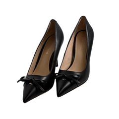 Viviamos Britt Ladies Black Suede High Heel
