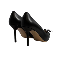 Viviamos Britt Ladies Black Suede High Heel
