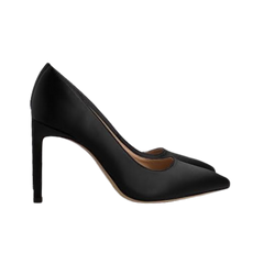 Viviamos Riya Black Suede High Heels
