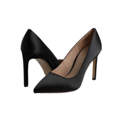 Viviamos Riya Black Suede High Heels