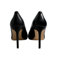 Viviamos Riya Black Suede High Heels