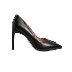 Viviamos Riya Black Suede High Heels