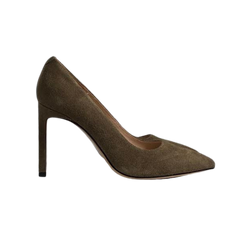 Viviamos Riya Black Suede High Heels