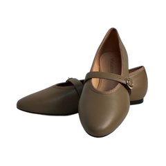 Viviamos Allison Black Suede Flat