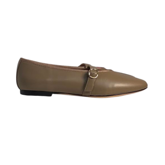 Viviamos Allison Black Suede Flat