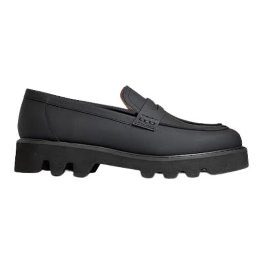 Viviamos Mercy Black Suede Ladies Loafer