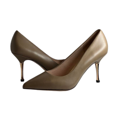 Viviamos Krystal Med Gold Heel
