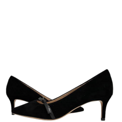 Viviamos Tamia Black Suede Heel