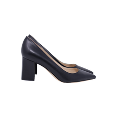 Marc Fisher Zala Black Leather Heels