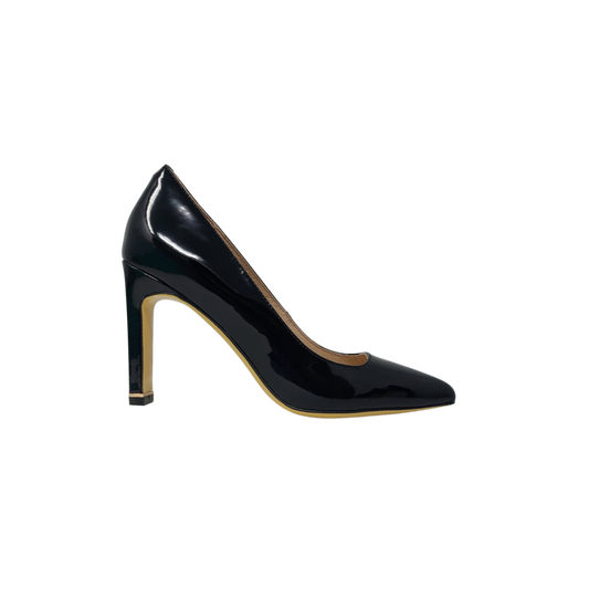 Viviamos Sage High black Patent Heels