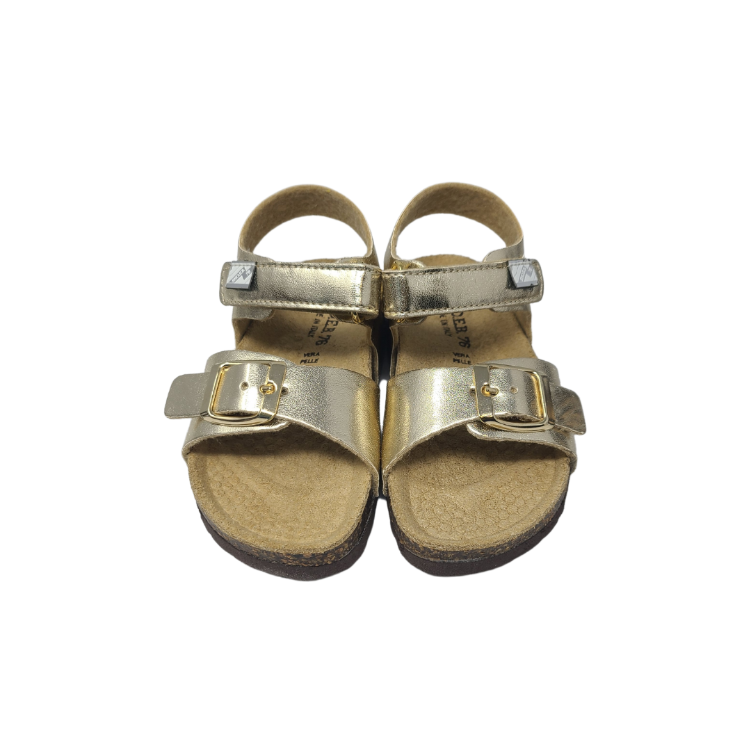 Izzy Adjustable Slide Sandal-light-gold