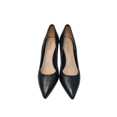 Viviamos Senna Ladies Black leather heel