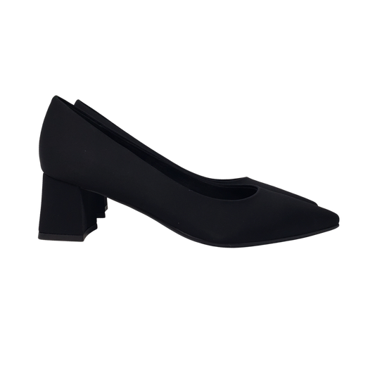 Vaneli Mirit Ladies Black Fabric Box Heel